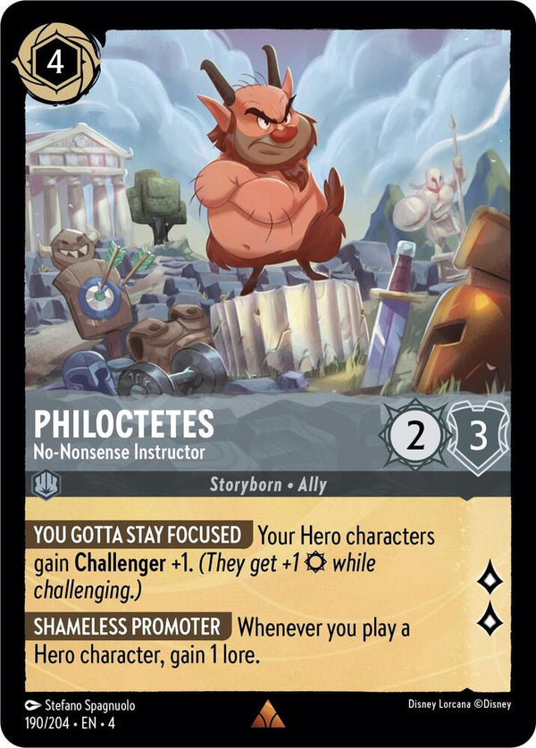 Philoctetes - No-Nonsense Instructor - Disney Lorcana
