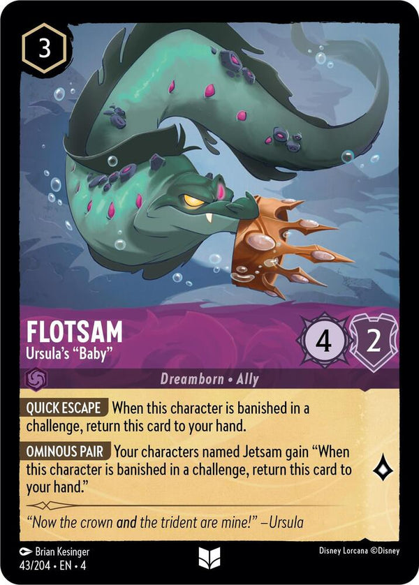 Flotsam - Ursula's "Baby" - Disney Lorcana