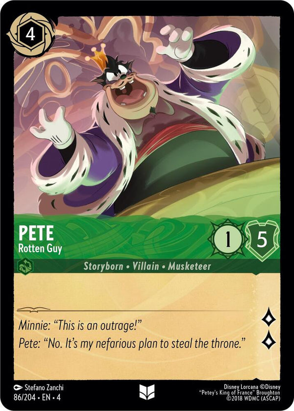 Pete - Rotten Guy - Disney Lorcana