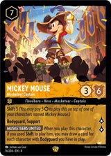 Mickey Mouse - Musketeer Captain - Disney Lorcana