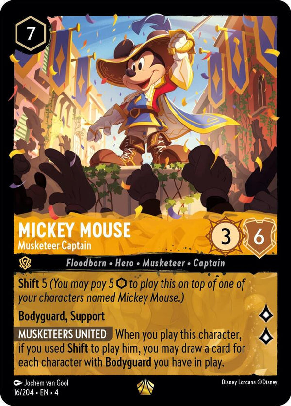 Mickey Mouse - Musketeer Captain - Disney Lorcana
