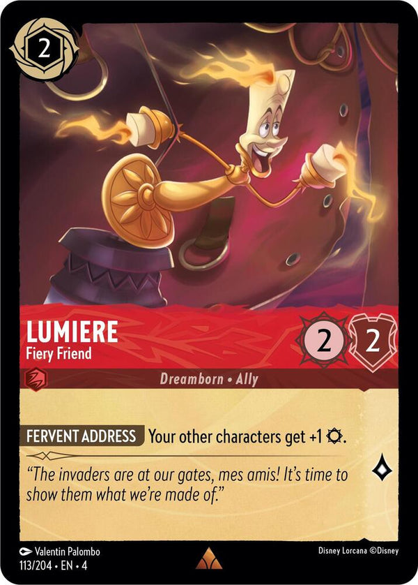 Lumiere - Fiery Friend - Disney Lorcana
