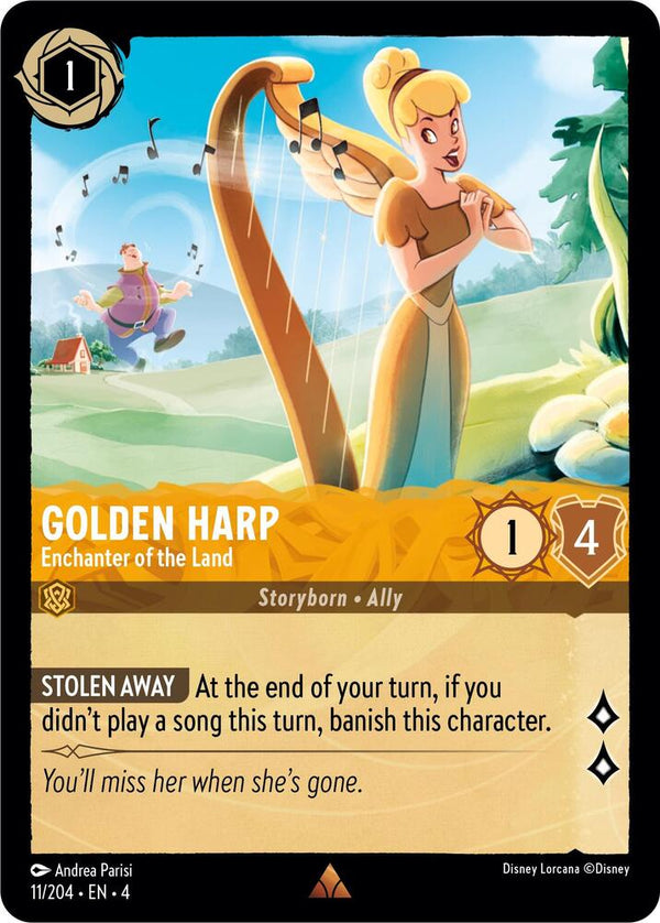 Golden Harp - Enchanter of the Land - Disney Lorcana