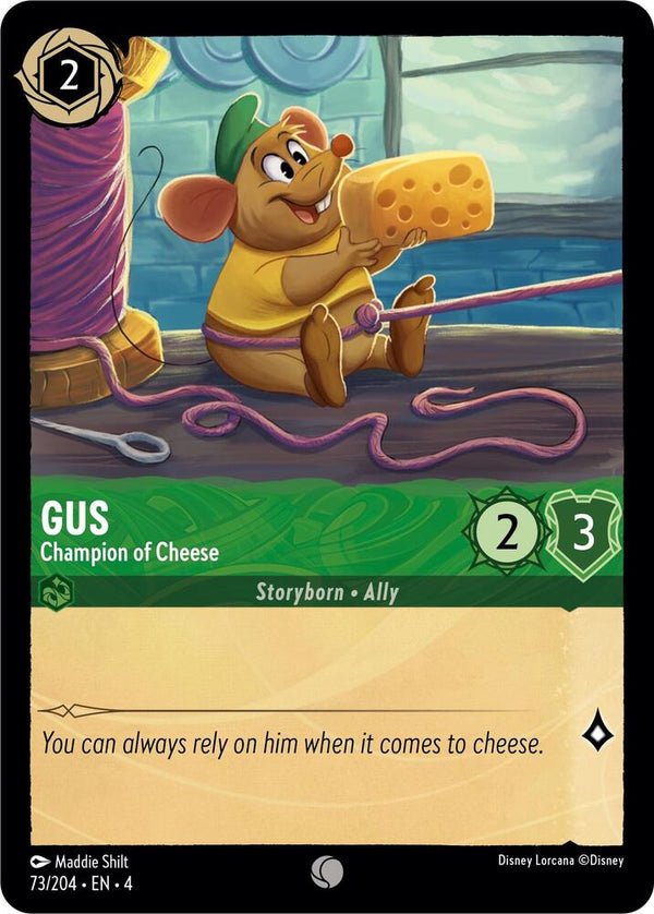 Gus - Champion of Cheese - Disney Lorcana