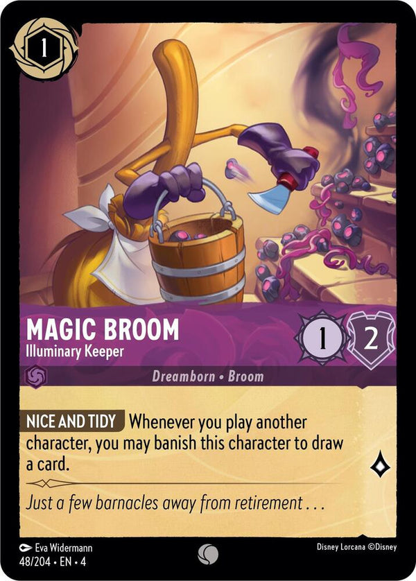 Magic Broom - Illuminary Keeper - Disney Lorcana