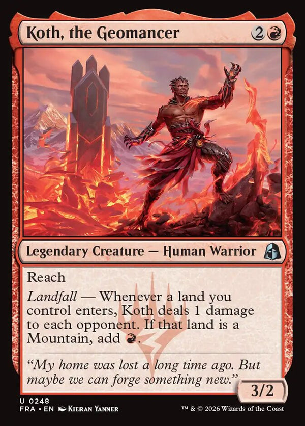 Koth, the Geomancer (FRA 248) - Magic: The Gathering