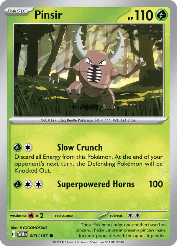Pinsir - 003/167 - Pokémon