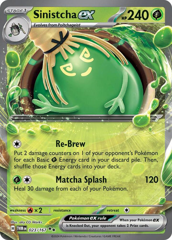 Sinistcha ex - 023/167 - Pokémon