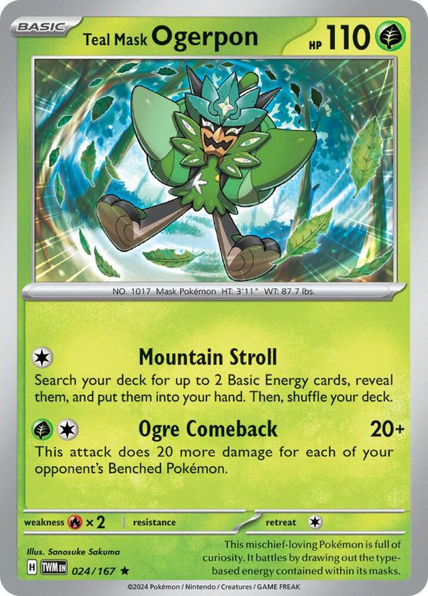Teal Mask Ogerpon - Pokémon