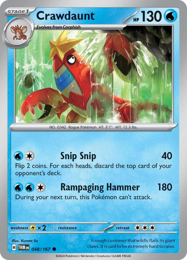 Crawdaunt - Pokémon