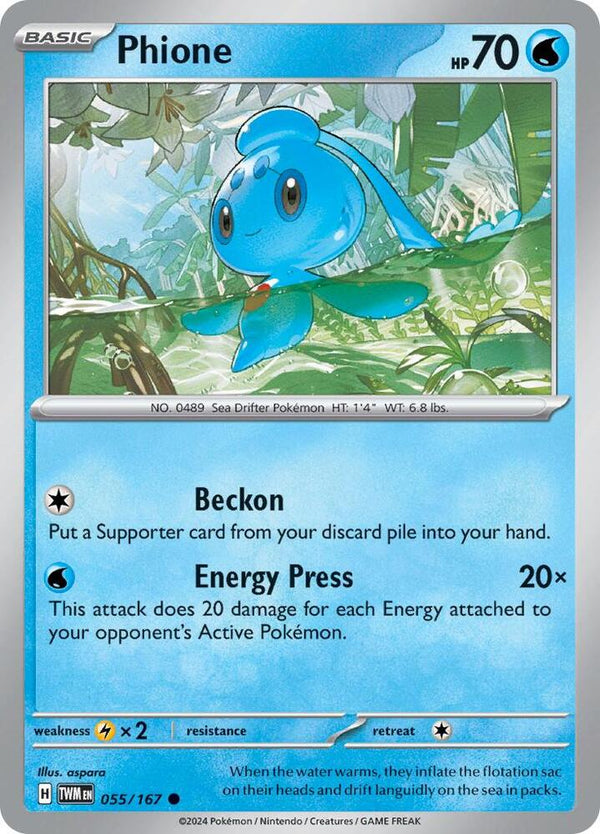 Phione - 055/167 - Pokémon