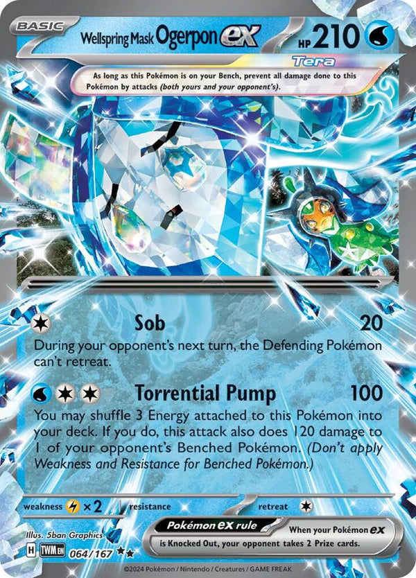 Wellspring Mask Ogerpon ex - 064/167 - Pokémon