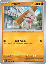 Timburr - 103/167 - Pokémon