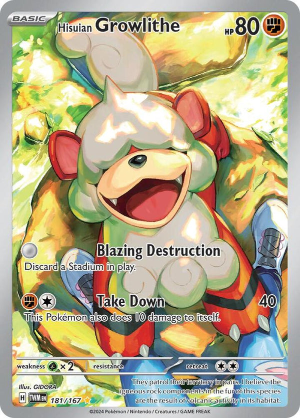 Hisuian Growlithe - 181/167 - Pokémon