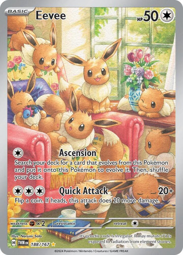 Eevee - 188/167 - Pokémon