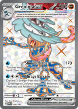 Greninja ex - 198/167 - Pokémon