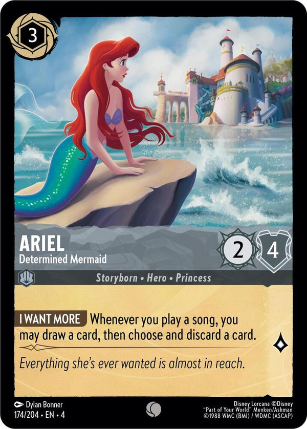 Ariel - Determined Mermaid - Disney Lorcana