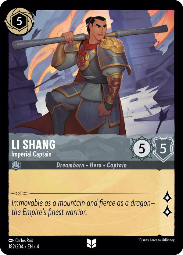 Li Shang - Imperial Captain - Disney Lorcana