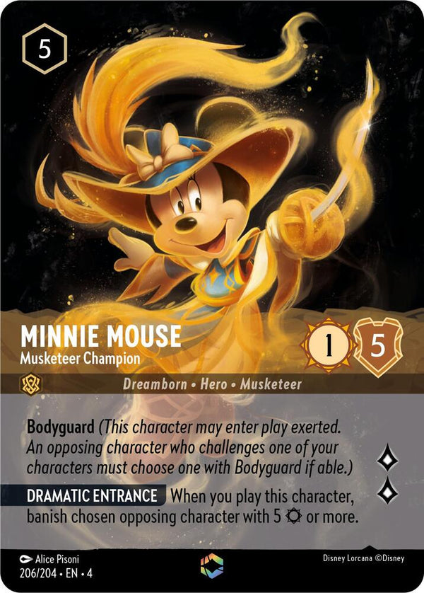 Minnie Mouse - Musketeer Champion (Enchanted) - Disney Lorcana