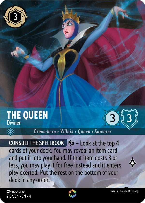 The Queen - Diviner (Enchanted) - Disney Lorcana