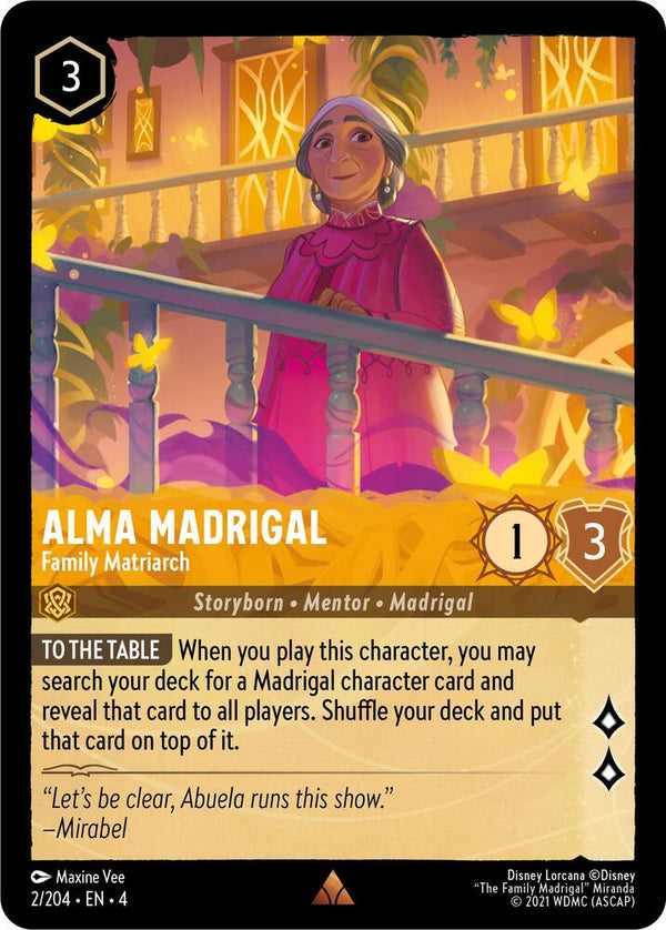 Alma Madrigal - Family Matriarch - Disney Lorcana