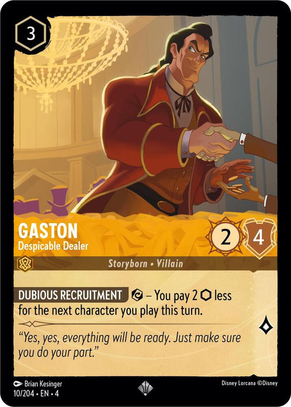 Gaston - Despicable Dealer - Disney Lorcana