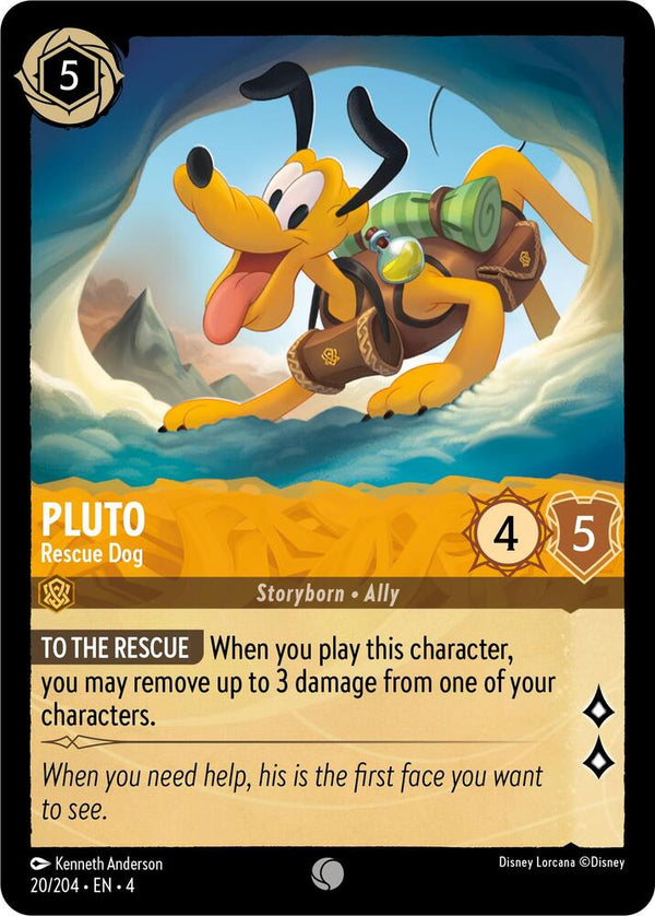 Pluto - Rescue Dog - Disney Lorcana