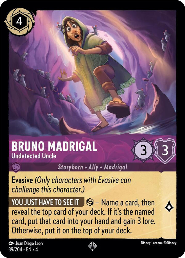 Bruno Madrigal - Undetected Uncle - Disney Lorcana