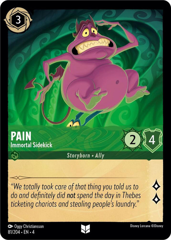 Pain - Immortal Sidekick - Disney Lorcana