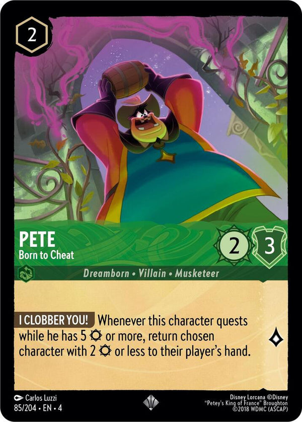 Pete - Born to Cheat - Disney Lorcana