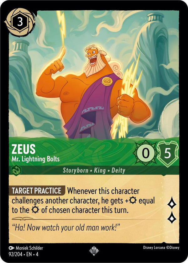 Zeus - Mr. Lightning Bolts - Disney Lorcana