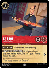 Fa Zhou - Mulan's Father - Disney Lorcana