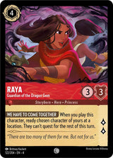 Raya - Guardian of the Dragon Gem - Disney Lorcana