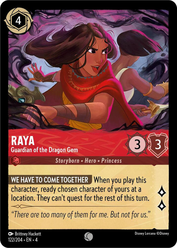 Raya - Guardian of the Dragon Gem - Disney Lorcana