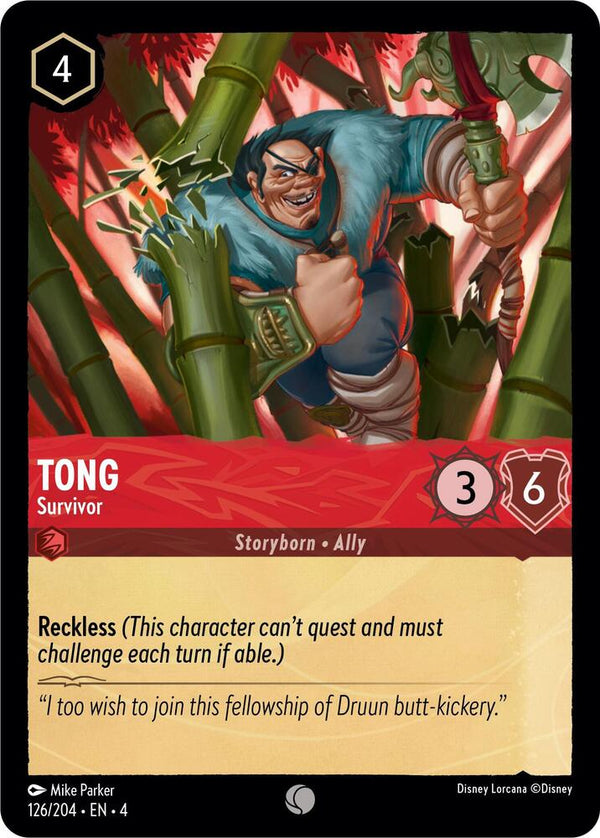 Tong - Survivor - Disney Lorcana