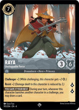 Raya - Unstoppable Force - Disney Lorcana