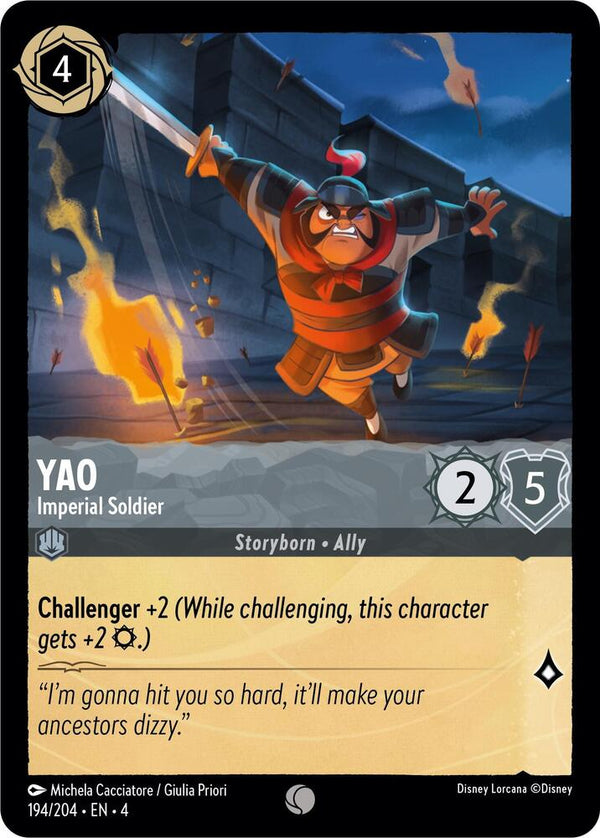 Yao - Imperial Soldier - Disney Lorcana