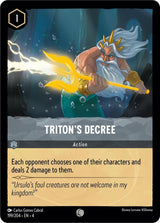 Triton's Decree - Disney Lorcana