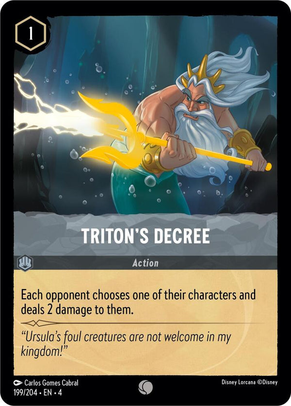 Triton's Decree - Disney Lorcana