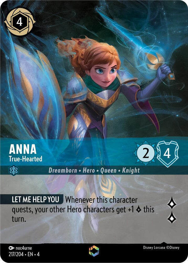 Anna - True-Hearted (Enchanted) - Disney Lorcana