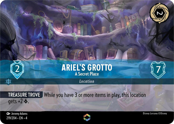 Ariel's Grotto - A Secret Place (Enchanted) - Disney Lorcana