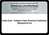 Code Card - Paldean Fates Premium Collection [Quaquaval ex] - Pokémon