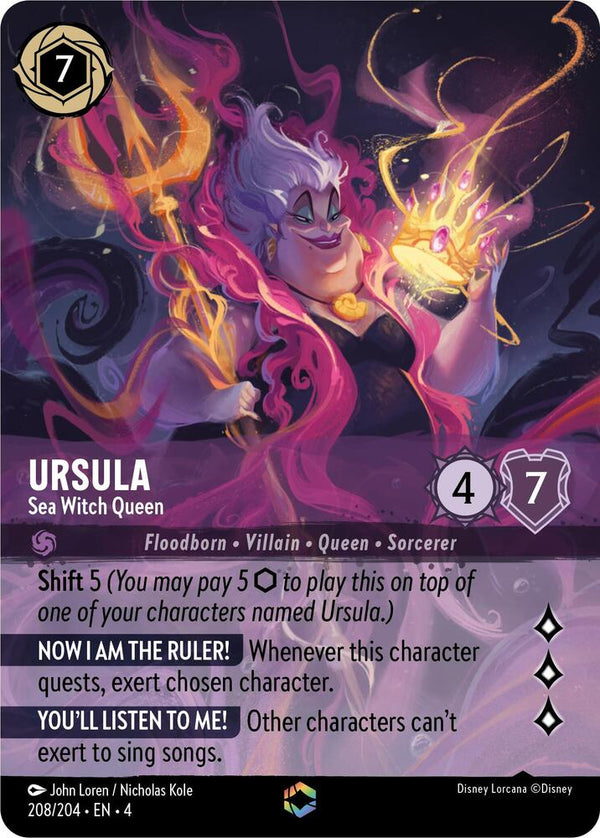 Ursula - Sea Witch Queen (Enchanted) - Disney Lorcana
