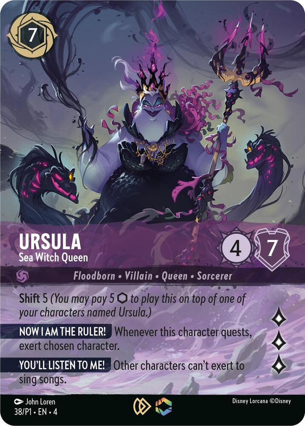 Ursula - Sea Witch Queen (Store Championship) - Disney Lorcana