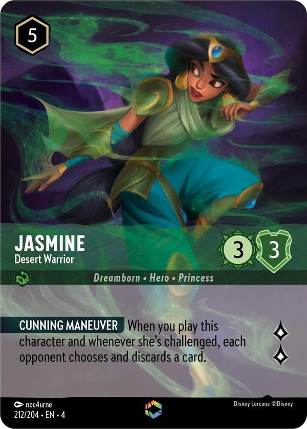 Jasmine - Desert Warrior (Enchanted) - Disney Lorcana