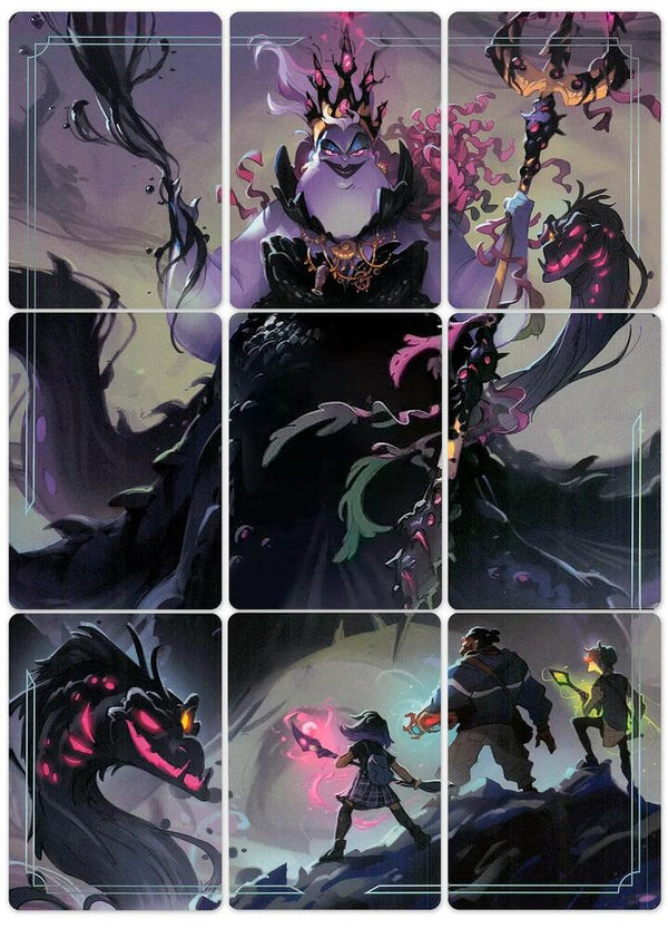 Ursula - Sea Witch Queen Puzzle Insert (Set of 9) - Disney Lorcana