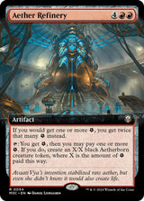 Aether Refinery (Extended Art) (Ripple Foil) - Magic: The Gathering