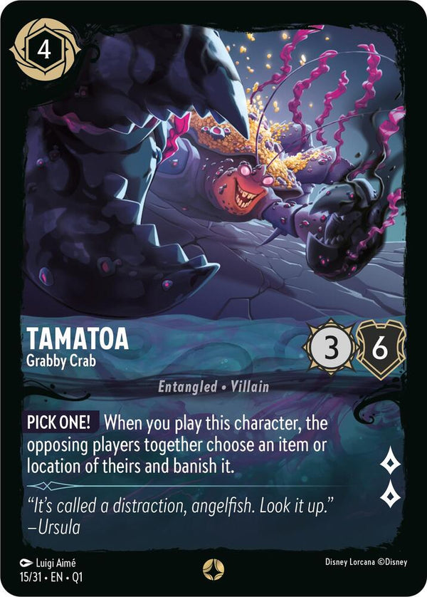 Tamatoa - Grabby Crab - Disney Lorcana