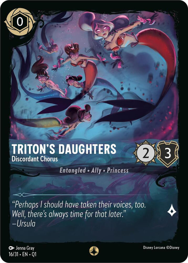 Triton's Daughters - Discordant Chorus - Disney Lorcana