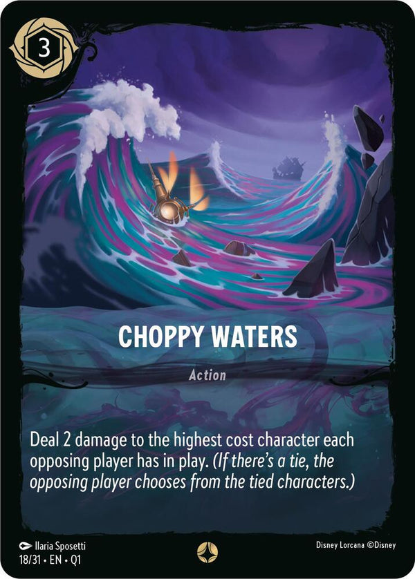 Choppy Waters - Disney Lorcana